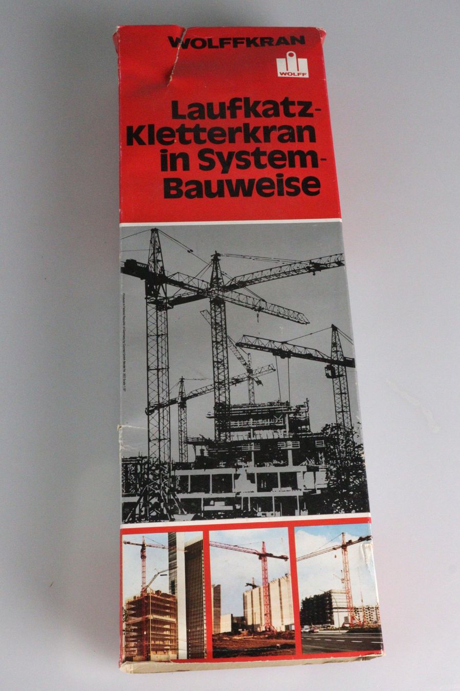 Kit di modellismo & Modellini statici: Modell Wolffkran Wolff WK 200SL Mit Katzausleger – Usato da Volketswil venduto da brockipfannenstil