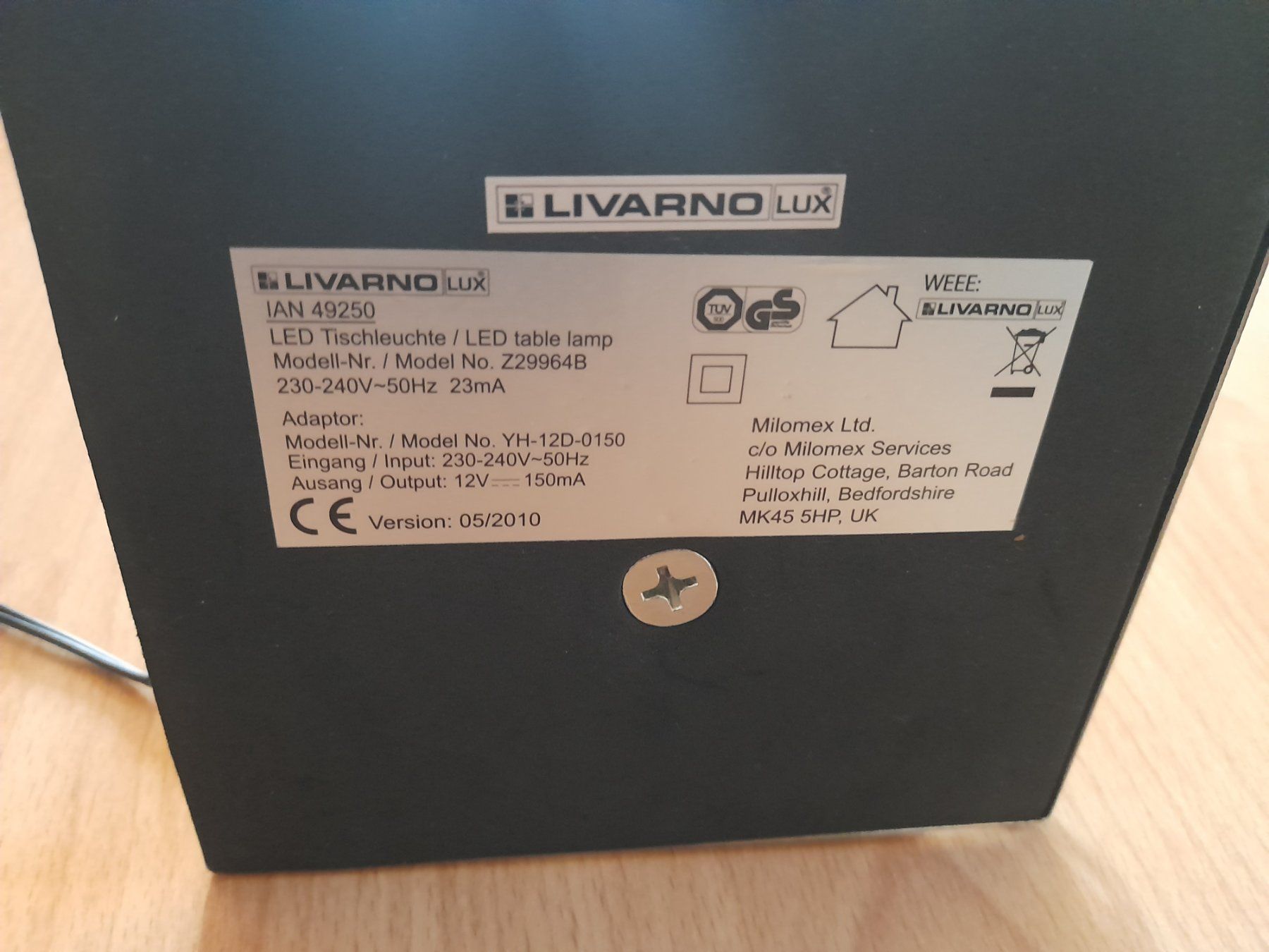 Lampen: LED Tischleuchte LIVARNO LUX – Gebraucht aus Lustmühle von chevi03 1
