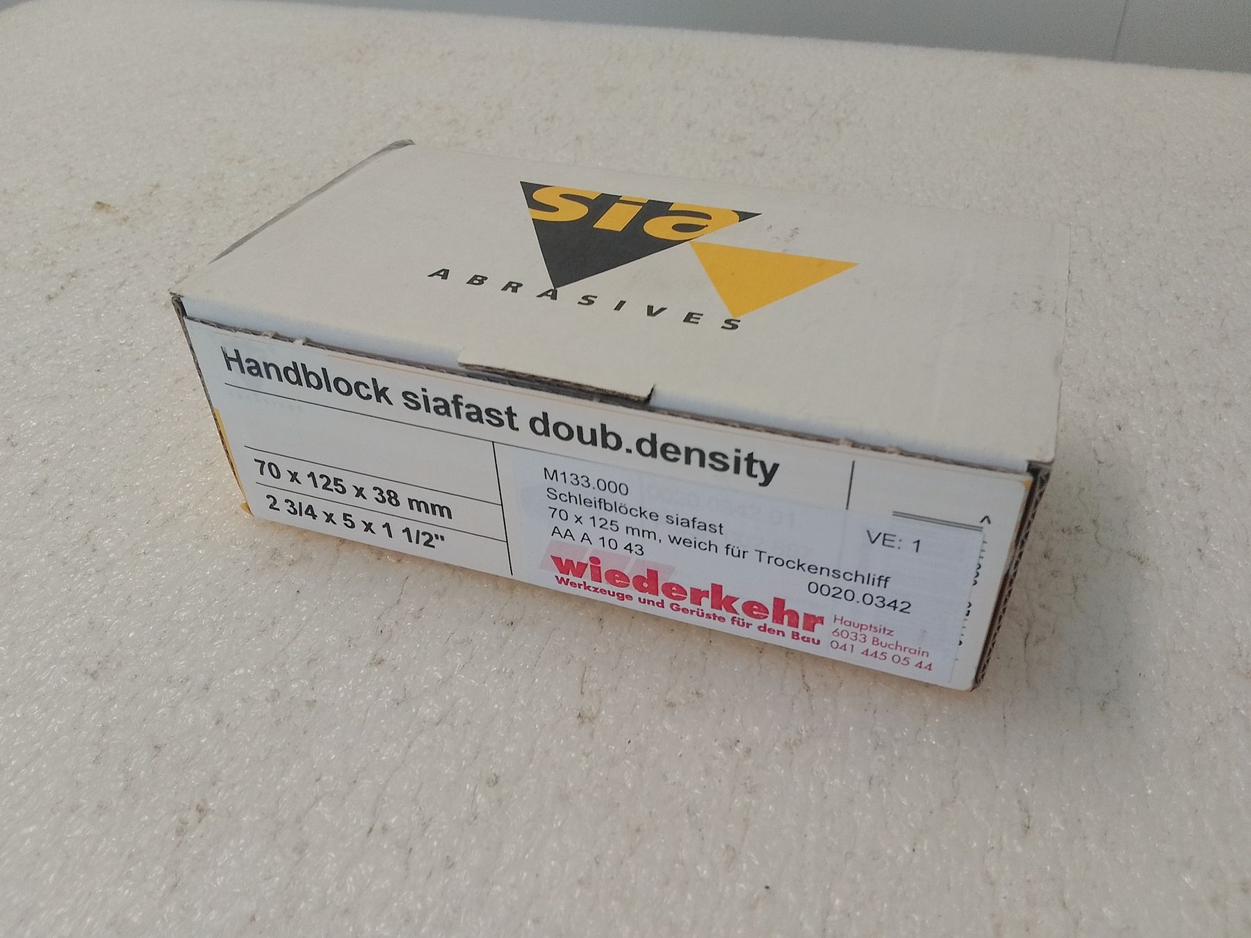 Alle Werkzeuge: Handblock siafast 70x125x38mm neu – Neu und originalverpackt aus Trubschachen von Caddy8