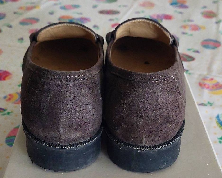 Brunate Scarpe da donna: Mocassins BRUNATE en daim brun clair – Usato da Tschugg venduto da uldrypr 1