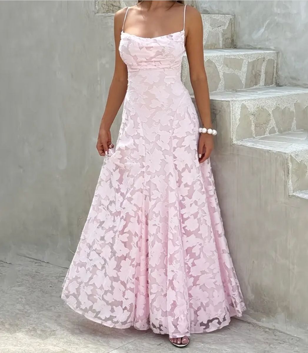 Vestiti: Neu, rosa Sommerkleid mit Blumenmuster, Grösse S – Nuovo e nell'imballaggio originale da Schinznach Dorf venduto da yul_ym5r