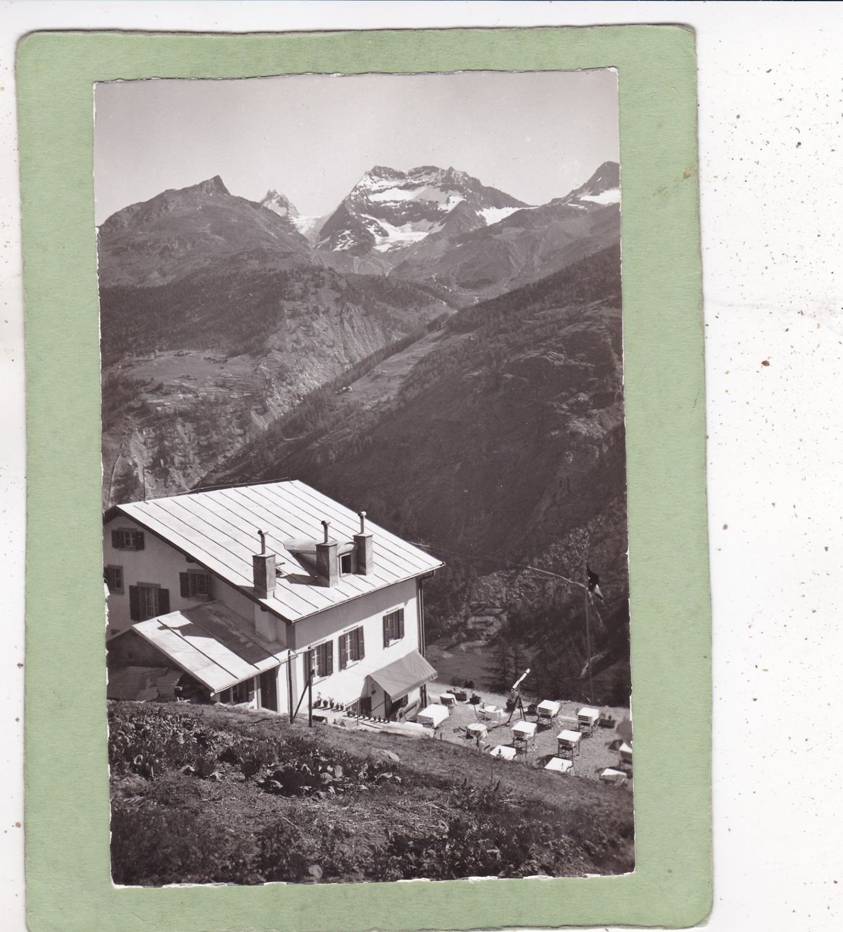 Ansichtskarten: Restaurant Fletschhorn bei Saas Fee – Gebraucht aus Herisau von Lisegrat2008