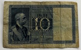 Italien Banknote 10 Lire 1935