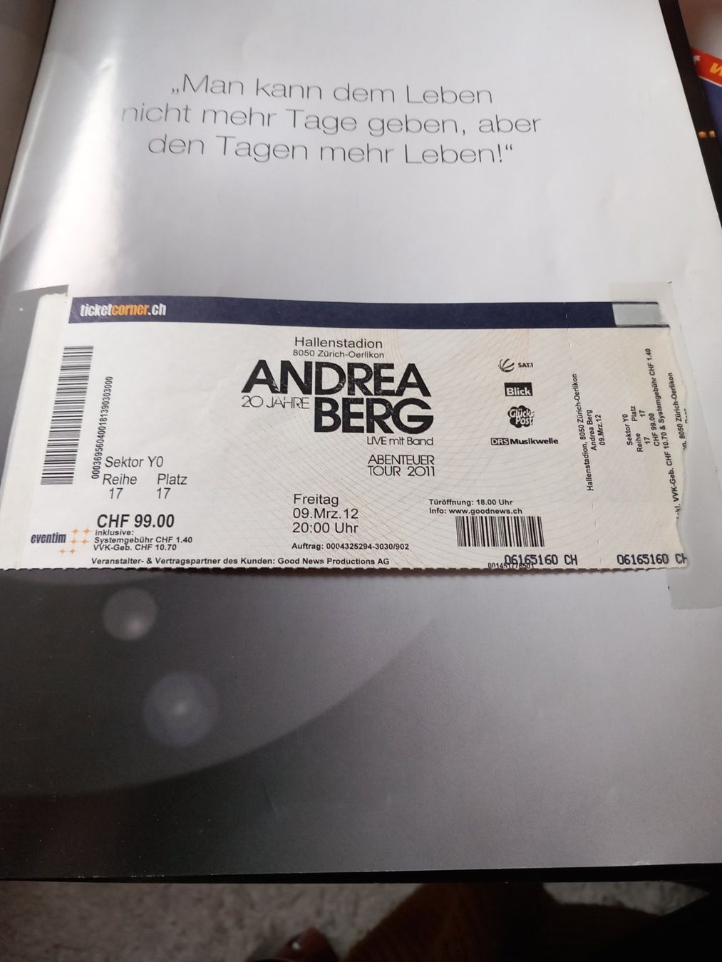 Autografi: *** Fan - Paket Andrea Berg *** mit Autogramm Karten – Usato da Othmarsingen venduto da Leuchtturmlady 8