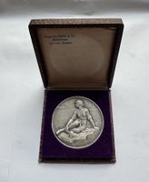 1929 Schützenmedaille Bellinzona 50 mm Silber unz *RAR*