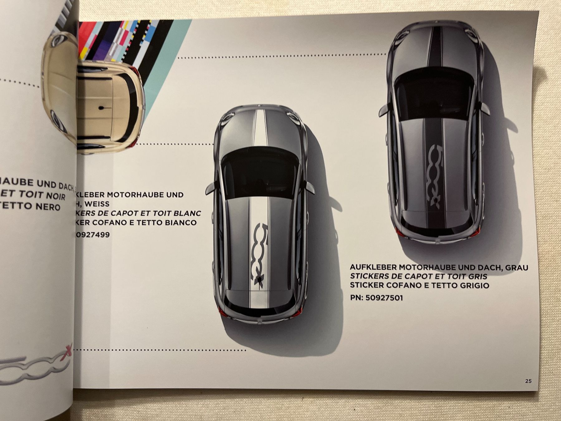 Dokumente: Fiat 500x Original Zubehör Prospekt – Neu (gemäss Beschreibung) aus Goldach von SSRConzept 1