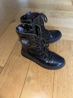 Geox Stiefel schwarz lackiert Grösse 31/32