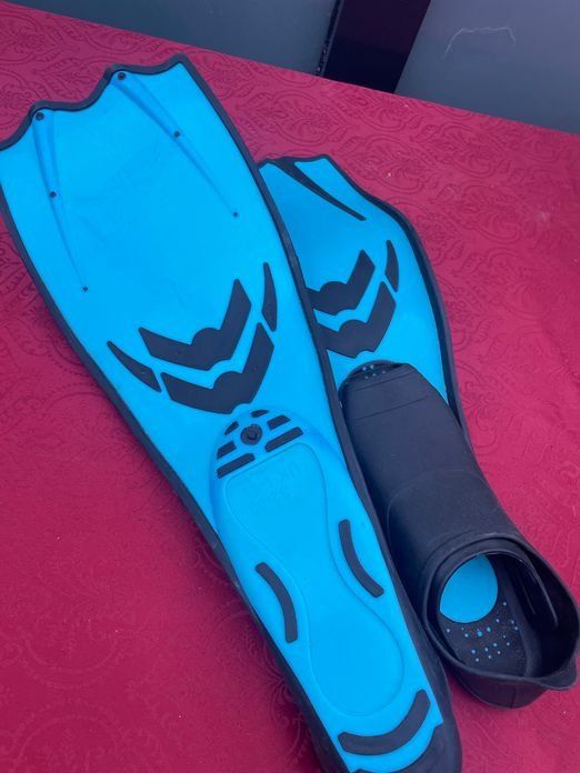 Flossen, Masken & Schnorchel: Kinder Flossen blau schwarz 32/33 – Gebraucht aus Bergdietikon von antovale 1