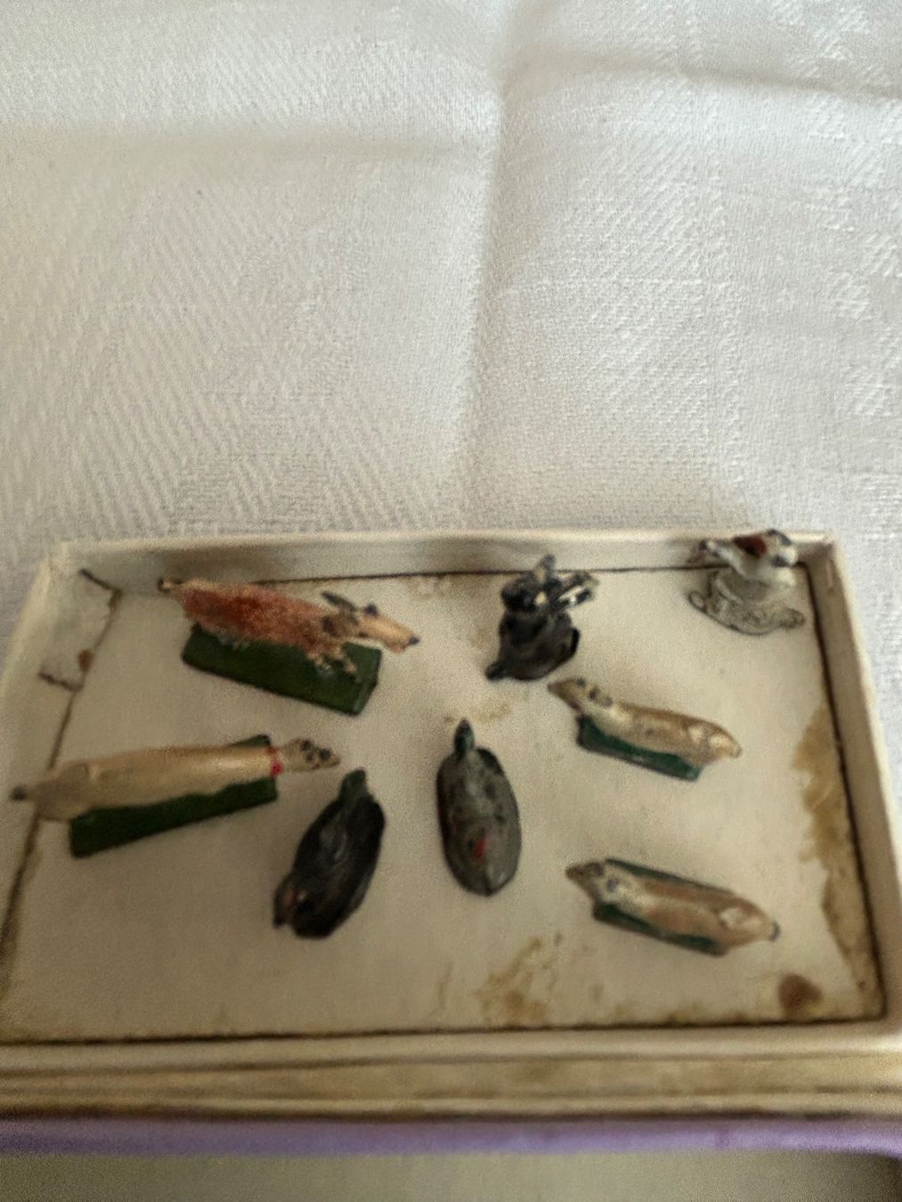 Giocattoli: 8 Antike Miniatur Tierli – Usato da Zumikon venduto da tuna007 5
