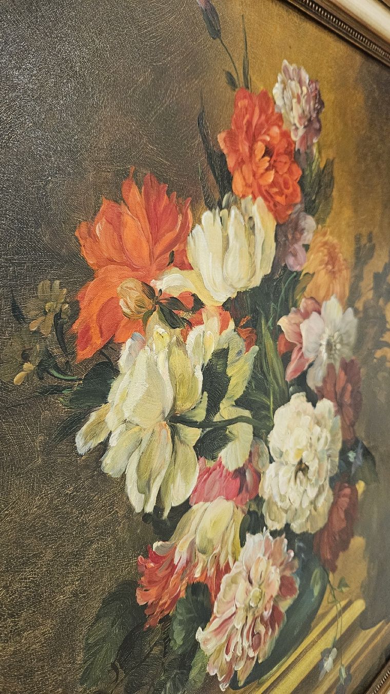 Dipinti: Ölgemälde Stillleben Blumenstrauss Kunst Bild – Usato da Schaan venduto da car_wrv2 1