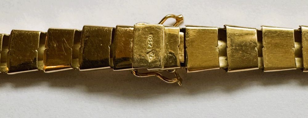 Elegante Vintage Gold Halskette, 750er Gold, Top Zustand! 3