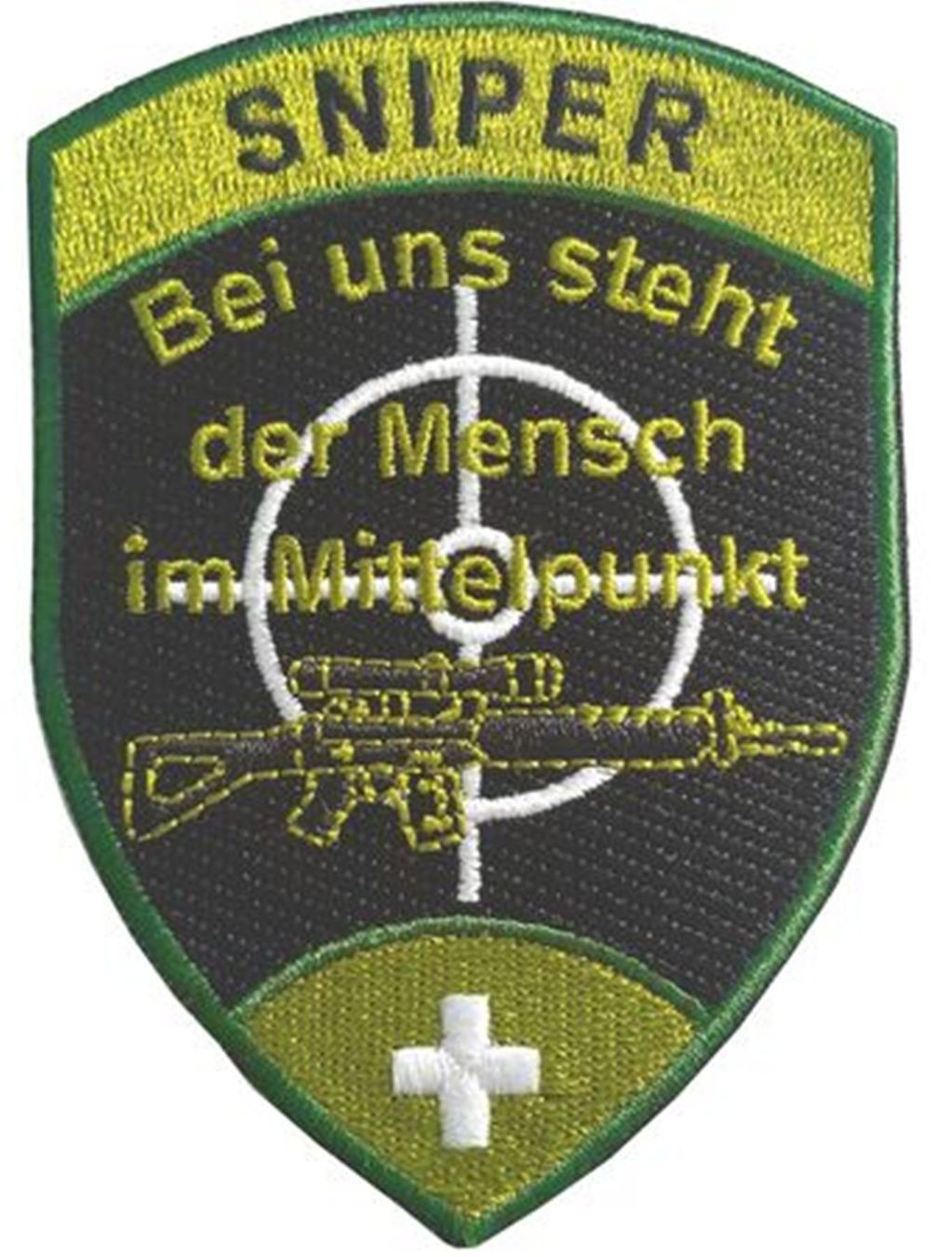 Schweizer Armee Placchette & Badge: Schweizer Armee Sniper Patch, Top Zustand,Stoff mit Klett – Nuovo (secondo la descrizione) da Emmenbrücke venduto da airplane47