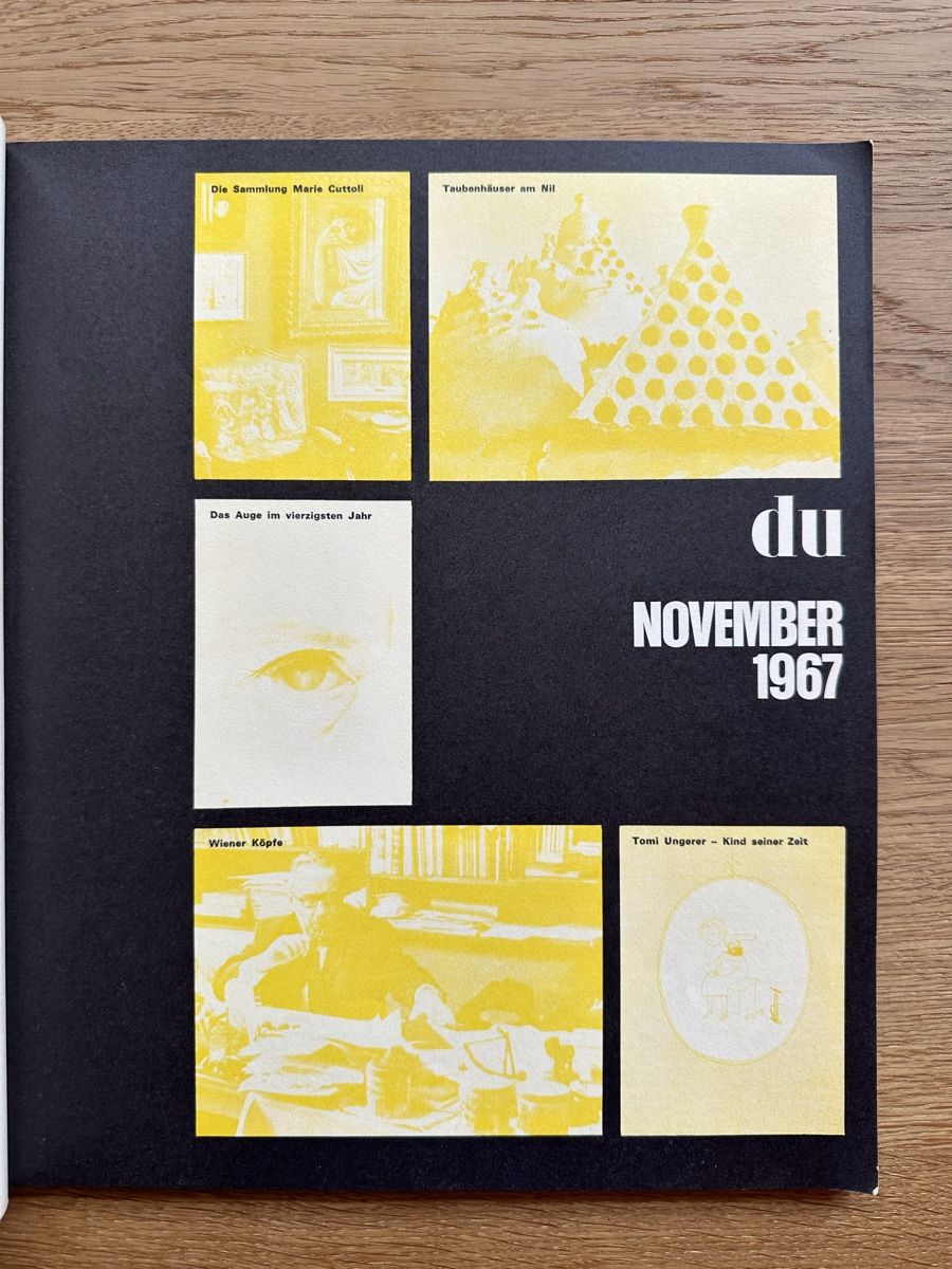 Zeitschriften & Magazine: DU Zeitschrift Nr. 321 November 1967 – Gebraucht aus Schmitten / FR von Samsara169 2
