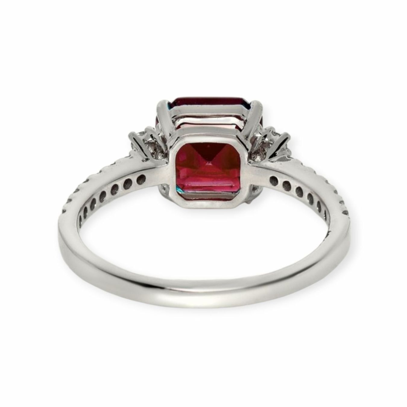 Anelli: Granat-Ring 14k Weissgold 2,40ct – Nuovo e nell'imballaggio originale da Illnau venduto da Juwelier_Mahler_GmbH 3