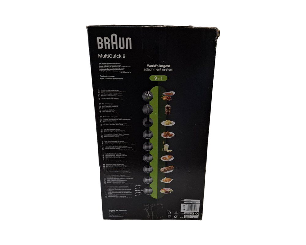 Braun Elettrodomestici da cucina: BRAUN Multi Quick 9 Stabmixer – Nuovo (secondo la descrizione) da Wil SG venduto da Restwert_Wil 3