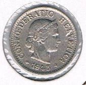 5 Rappen 1945 unz.