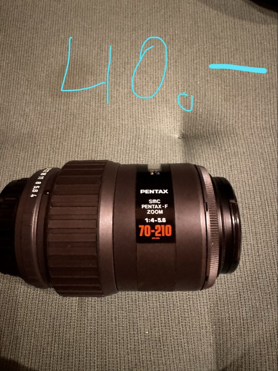 Pentax Obiettivi: Pentax 70-210 – Usato da Orpund venduto da Rhodes0