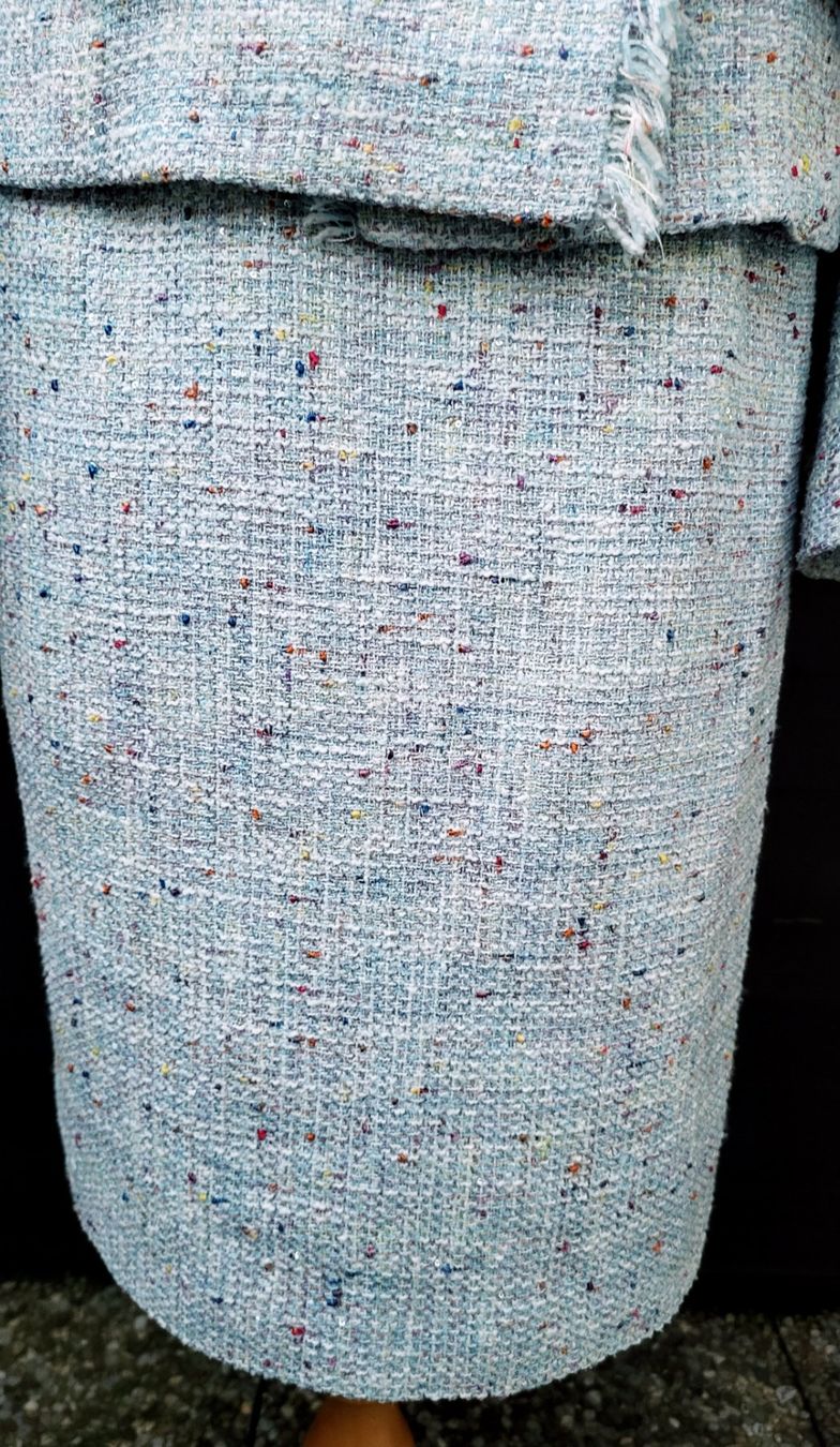 Completi & Tailleur: Costume bleu tweed – Nuovo (secondo la descrizione) da Fribourg venduto da VictoriaShop7 7