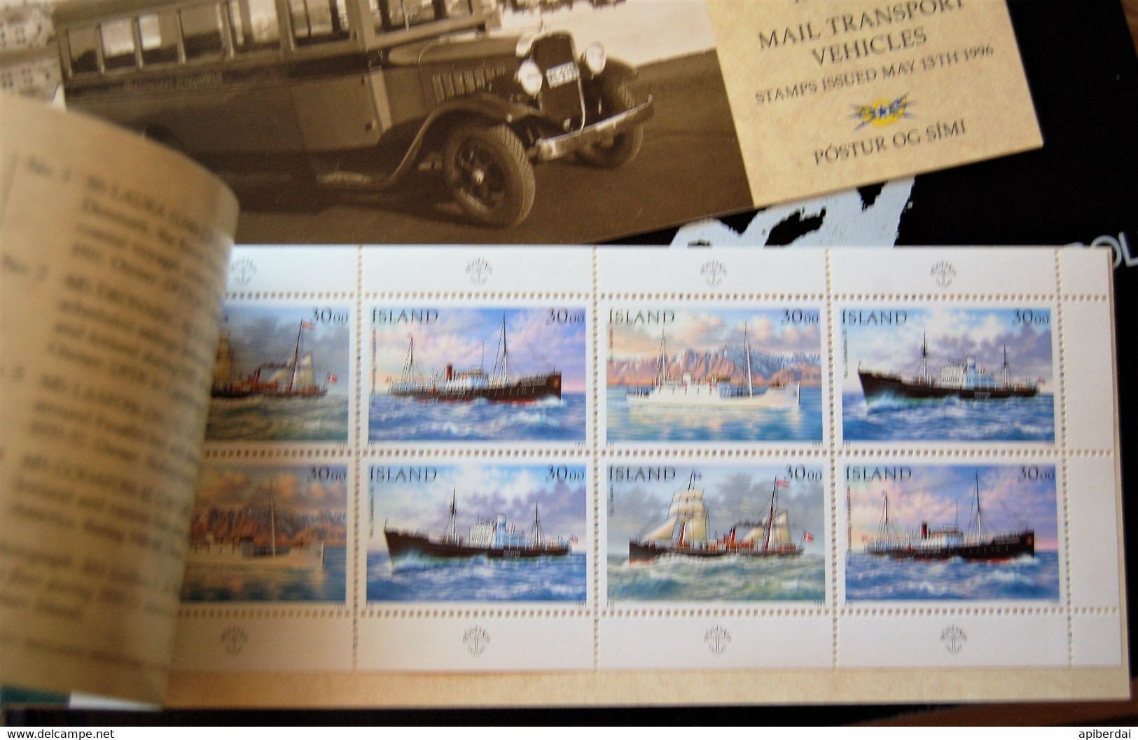 Tutti i francobolli: Islande island - 4 differents booklets MNH ** – Nuovo (secondo la descrizione) da Gland venduto da pas_wxw 4