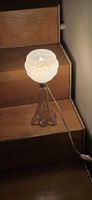 Glas-Tischlampe, französisch, um 1960