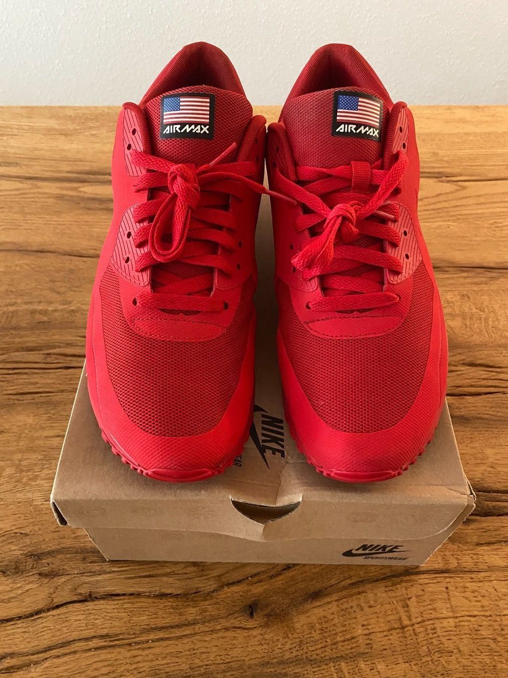 Nike Scarpe da uomo: Nike Air Max 90 Hyperfuse QS - Red – Usato da Zürich venduto da sell_my_stuff