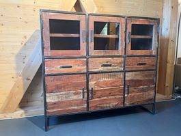 Sideboard ELMER von Bizzotto, 6 Türig / 3 Schubladen