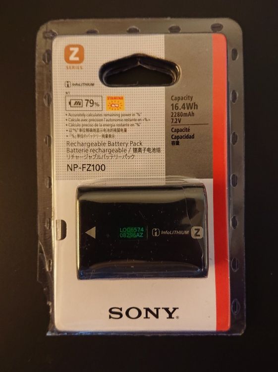 NEU - Sony NP-FZ100 NP FZ100 Akku Rechargeable Battery Pack | Kaufen ...