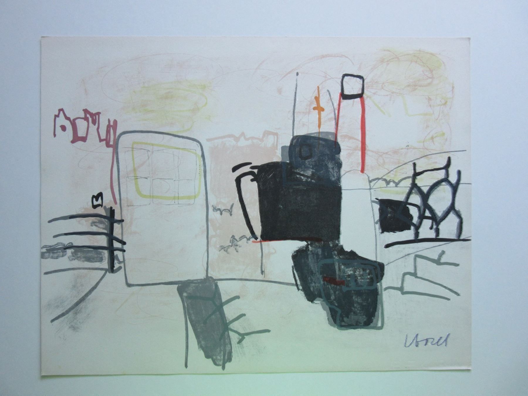 Grafica & Litografie: JEANNI BOVEL LITHOGRAPHIE SIGNIERT – Usato da Gersau venduto da grafik-kunst