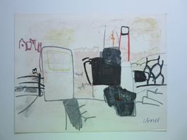 JEANNI BOVEL LITHOGRAPHIE SIGNIERT