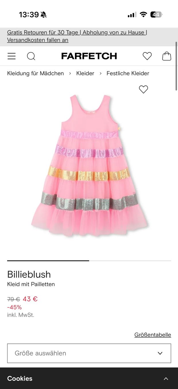 Billieblush Kleider & Röcke: Billieblush Mädchen Kleid 108 cm - Neu – Neu (gemäss Beschreibung) aus Langnau am Albis von klavierzh 2