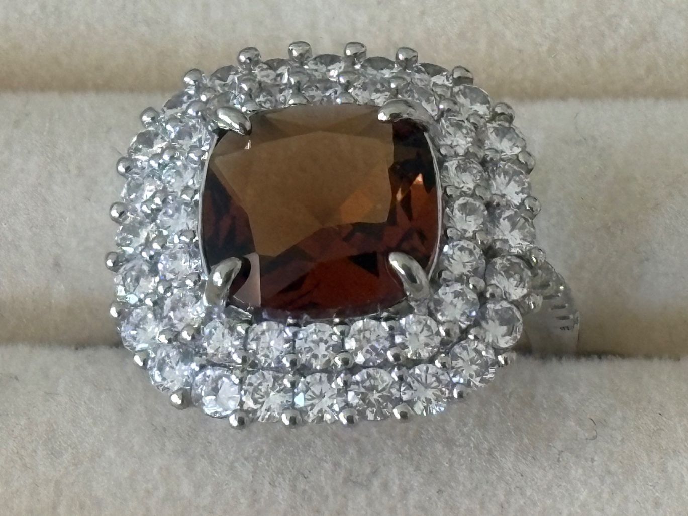 Ringe: Luxus Elegante Gr.19/9 Ring Farbe: Silber /Braun /Weisd – Neu (gemäss Beschreibung) aus Biel-Bienne von Roserosse13 1