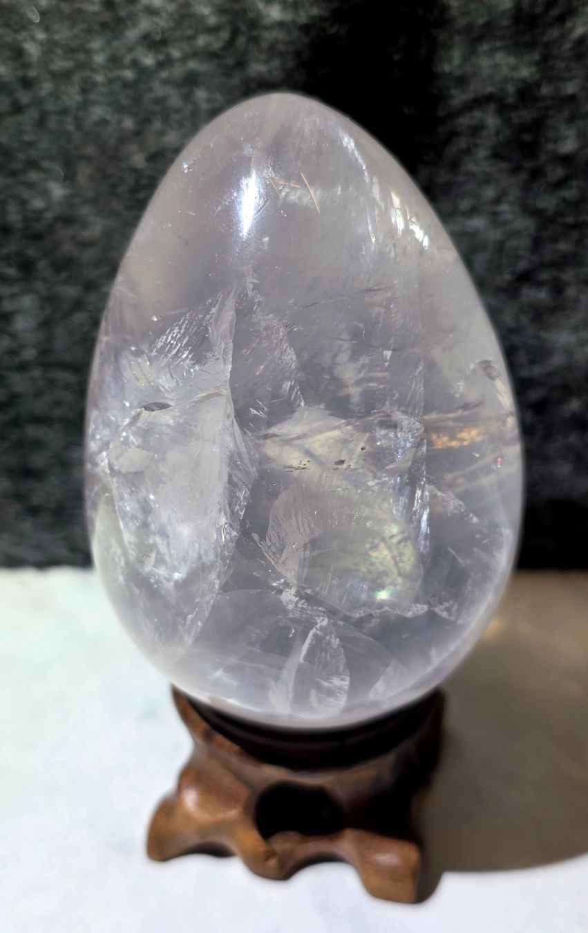 Minerali & Pietre curative: Starlight Rosenquarz Ei C 255g – Nuovo e nell'imballaggio originale da Matzingen venduto da Shay_Crystalz 1