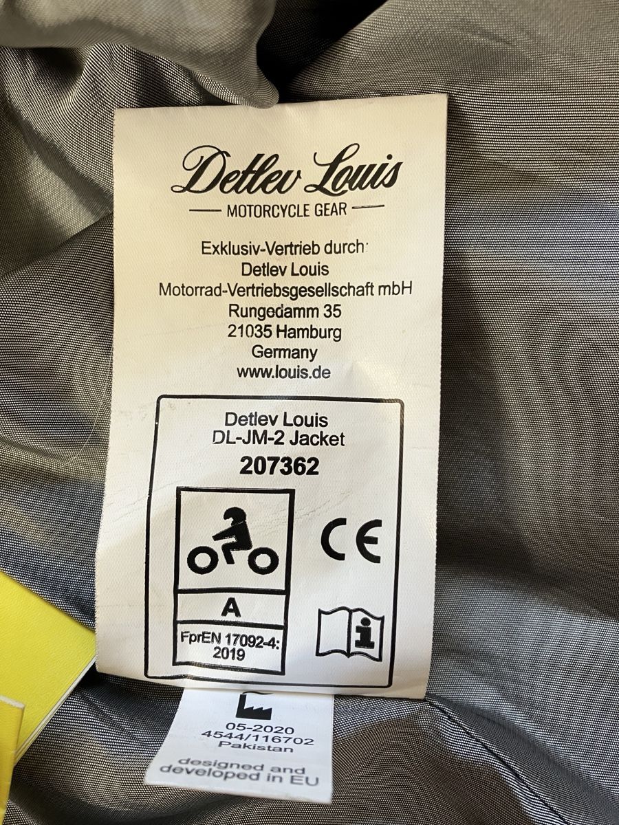 Jacken: Detlev Louis DL-JM-2 Lederjacke – Neu (gemäss Beschreibung) aus Kilchberg BL von ELCET 3