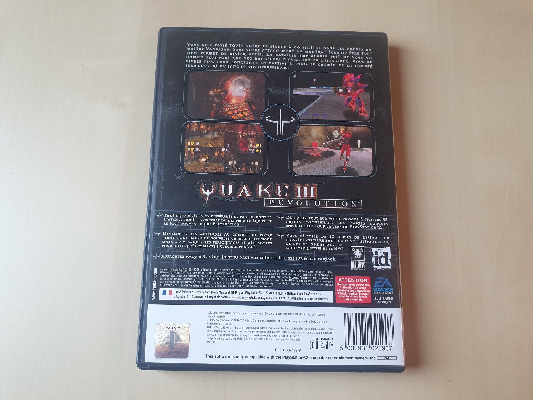 Sony Giochi: Quake III FRA – Usato da Stansstad venduto da collectorsshop 1