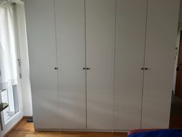 Kleiderschrank weiss 5 Tueren - IKEA Pax 12 Monate alt