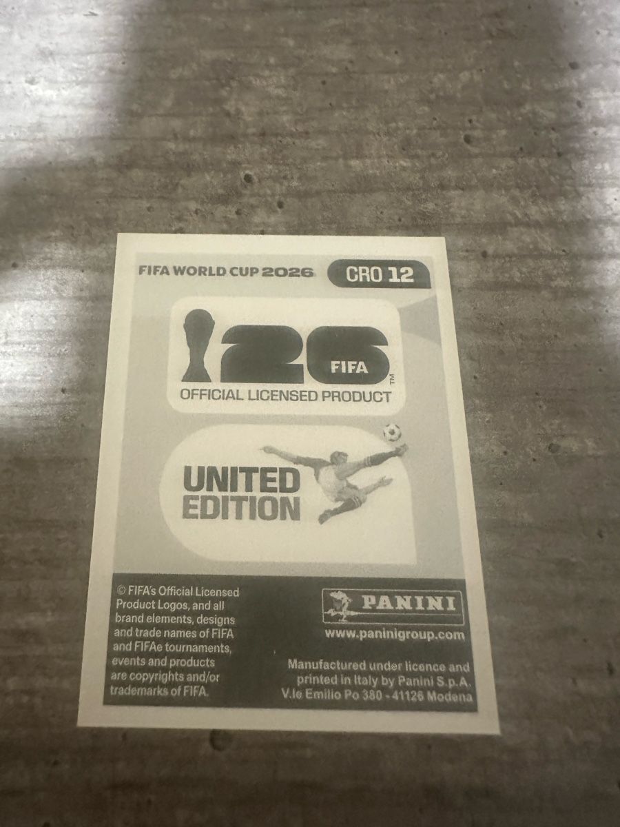 Panini Cartes à collectionner: CRO 12 , FIFA WORLD CUP 2026 PANINI  – Neuf (Voir description) à Frauenfeld par 1PegPeg1 1