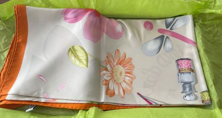 Patek Philippe Foulard 2013, hand painted, silk, new