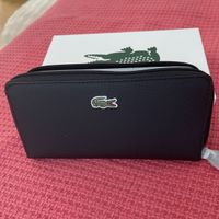 Lacoste Portemonnaie schwarz Reissverschluss neuwertig