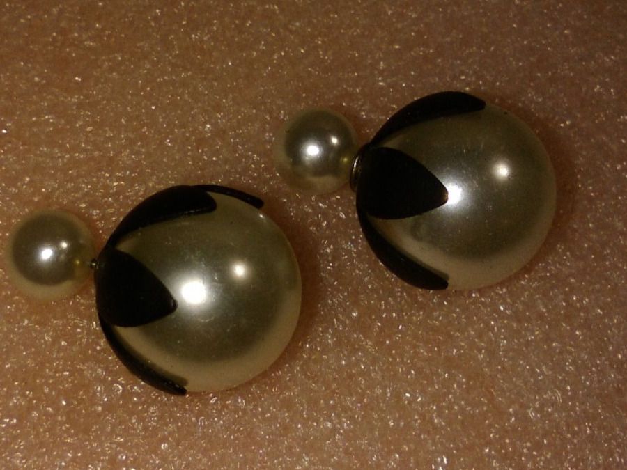 Orecchini pendenti & Orecchini a lobo: ohrringe modeschmuck mit kunstliche perlen – Nuovo (secondo la descrizione) da Basel venduto da bijoutrie_4 2