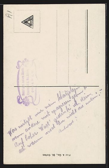 Cartoline postali: AK Säntis, Blick auf das Observatorium – Usato da Berlin venduto da bartko-reher 1