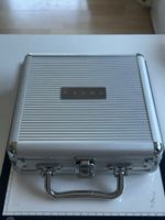 Poker Koffer Aluminium mit Chips und Karten, (I15)