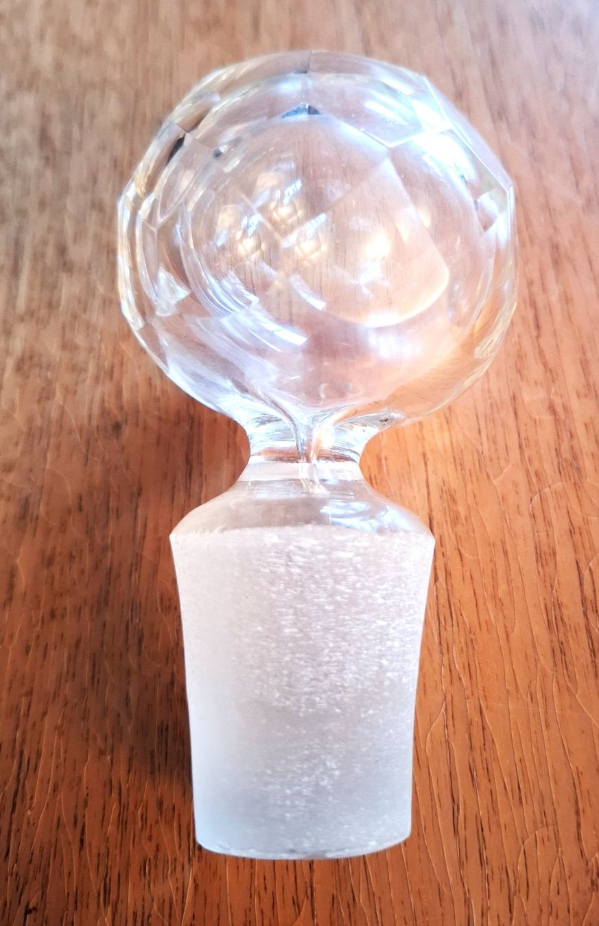 Caraffe: Kristall - Karaffe (1 Liter) für Wasser oder Wein. – Usato da Uster venduto da Posaunus 5