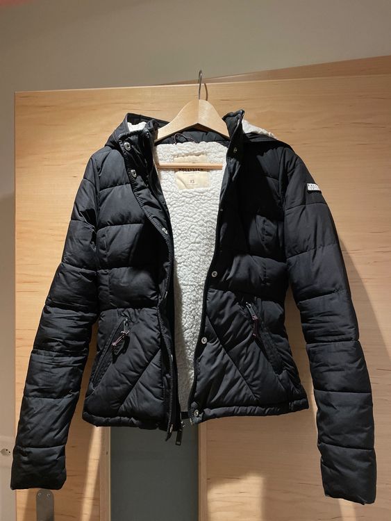 hollister winterjacke weiß