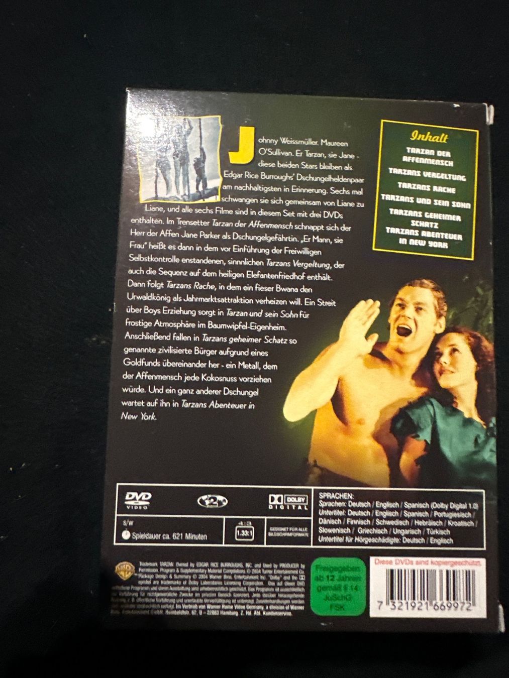 Alle DVDs: Tarzan Collection,6 filme Box im Schuber DVD – Gebraucht aus Benken ZH von Audi-erich 2