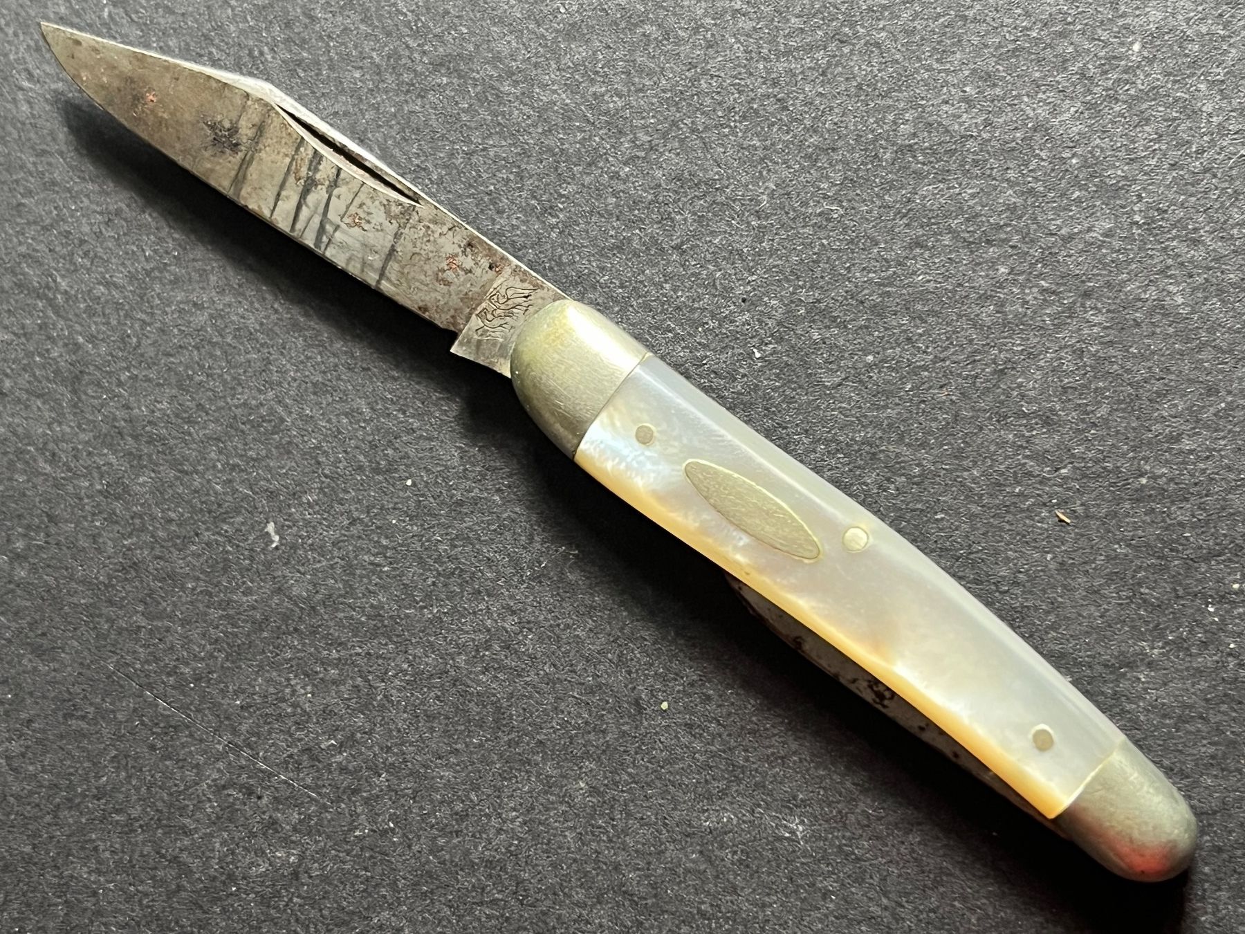 Coltelli tascabile: Antikes Perlmutt-Sackmesser 62 mm – Usato da Zürich venduto da FV.vintage 4