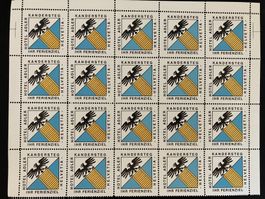 Vignetten Briefmarke Hotel Adler