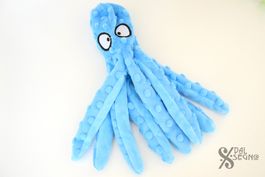 Neu Hundespielzeug Oktopus blau