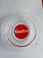 Cendrier en verre Sinalco ancien 1970's vintage