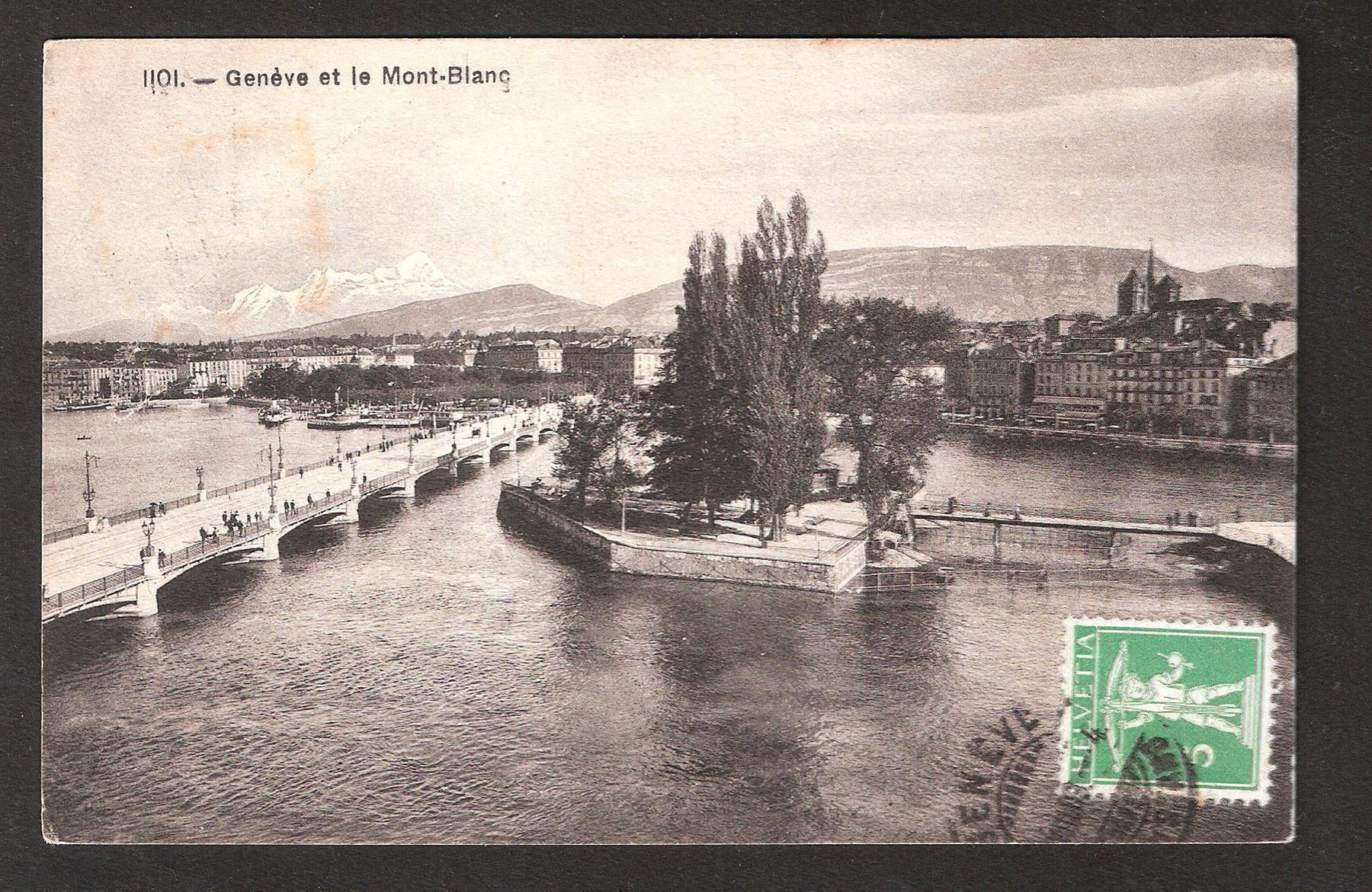 Cartoline postali: 14.8.1909 top Rasierklingenstempel Genève – Usato da Zürich venduto da Hagliweg 2
