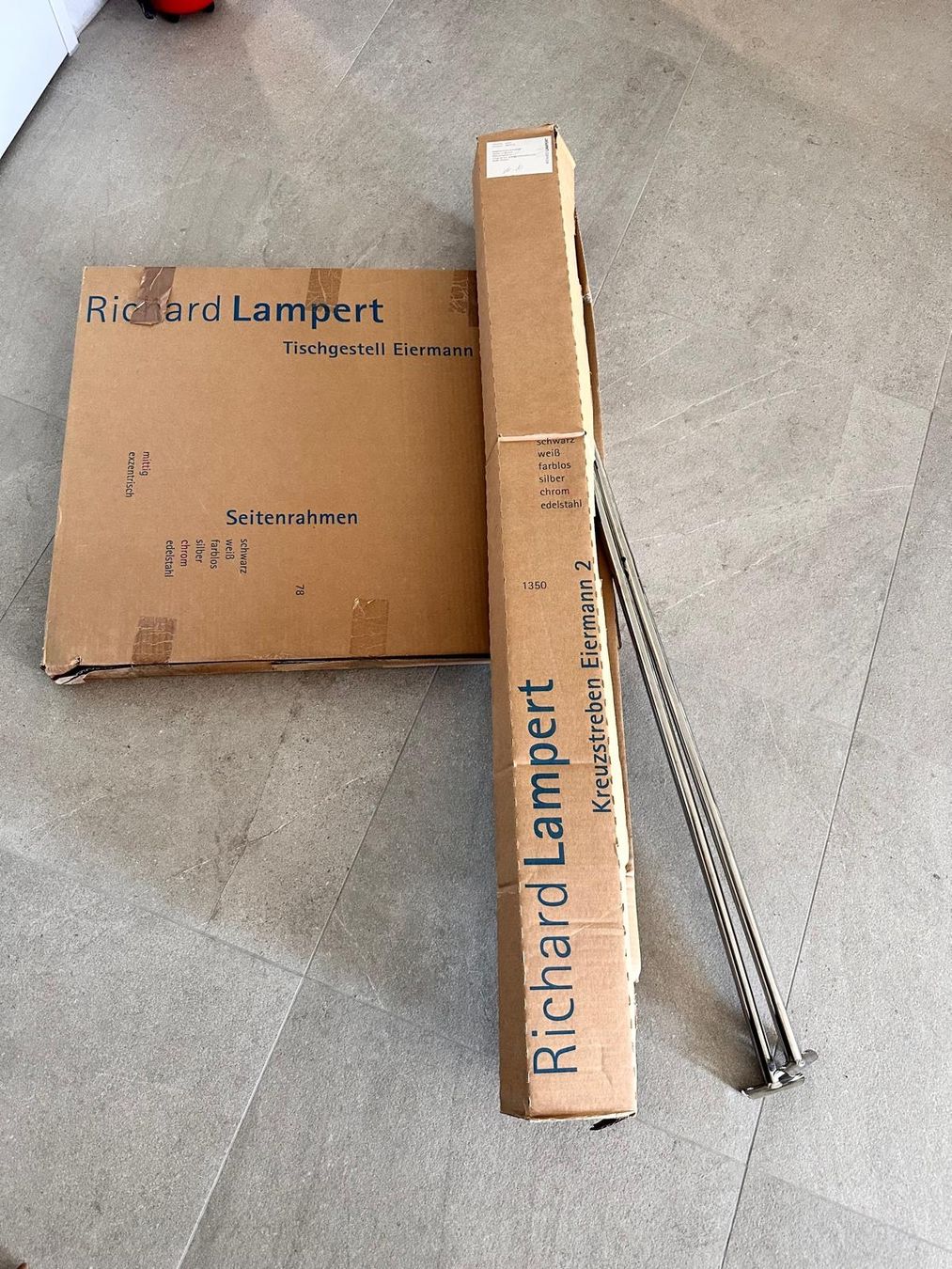Richard Lampert Sonstiges Mobiliar: Tischgestell von Richard Lampert Eiermann 2 – Gebraucht aus Küssnacht am Rigi von GuidoL01 2